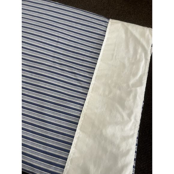 Ralph Lauren Porcelain Blue Tamarind King Flat Sheet VTG - Picture 3 of 7